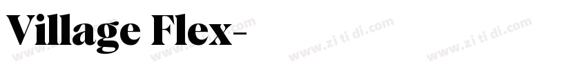 Village Flex字体转换